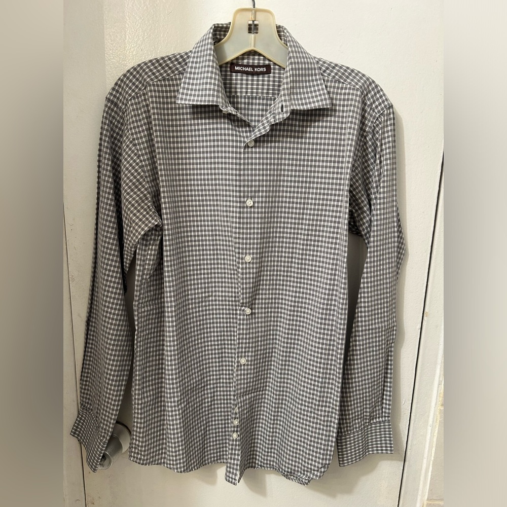 Boys Michael Kors Long Sleeve Button Down, Size 18